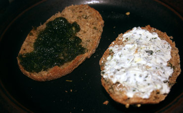 Honey leaven with spread.